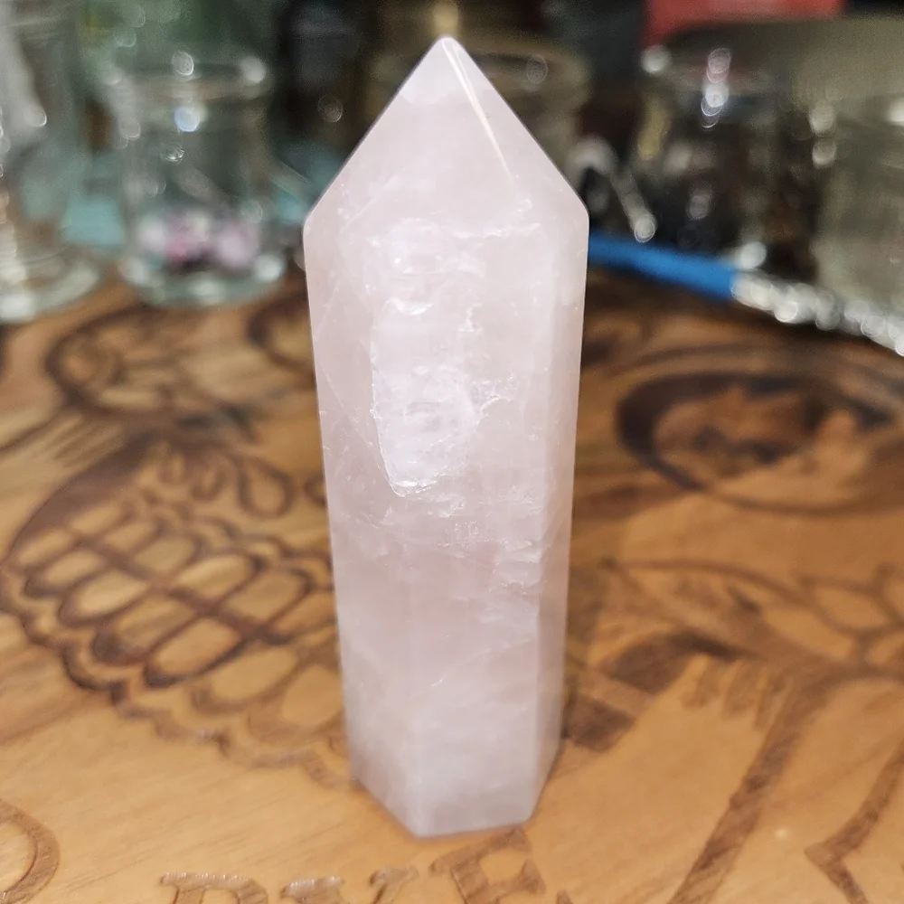 Rose Quartz Tower for Meditation #95